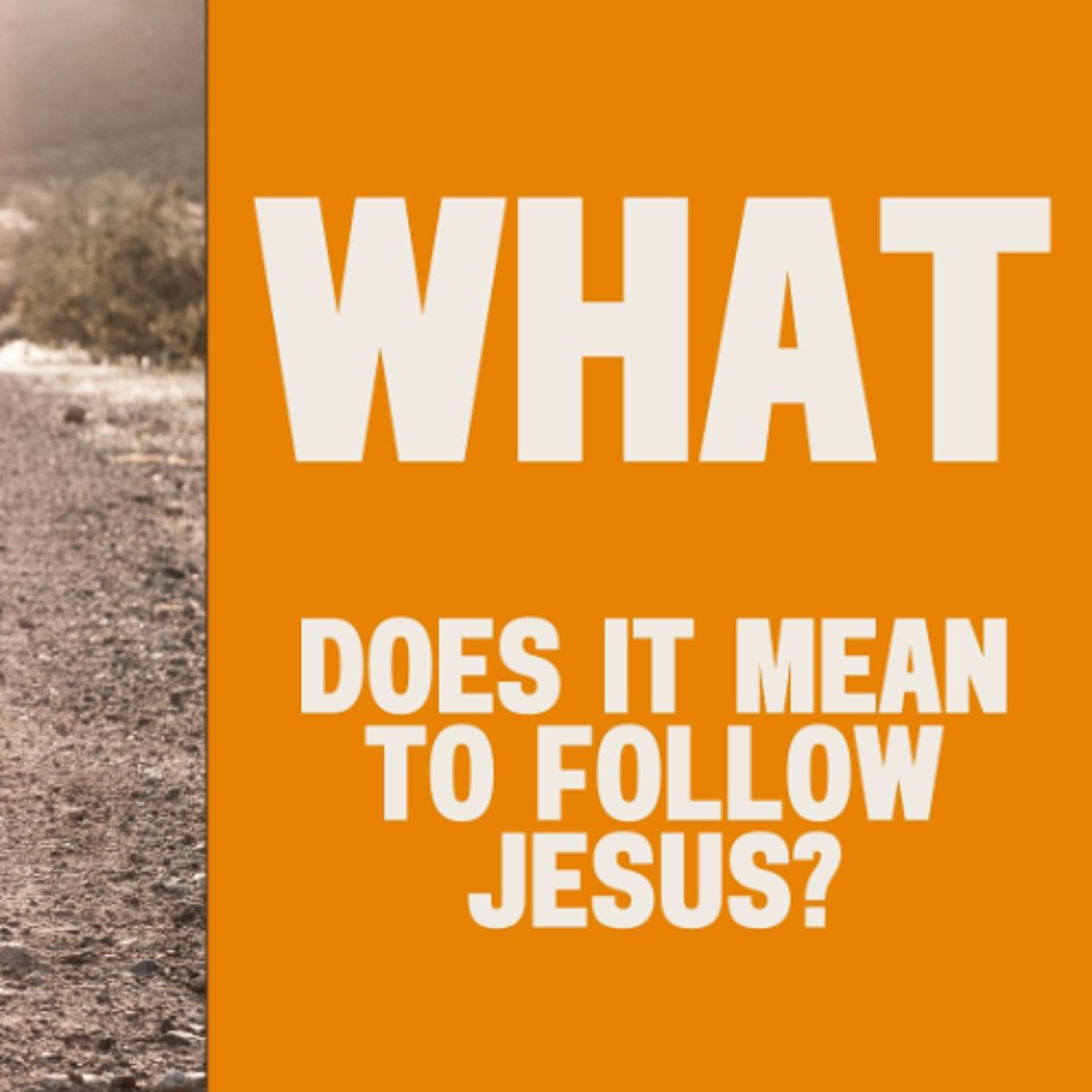 What Does it Mean to Follow Jesus? episode artwork