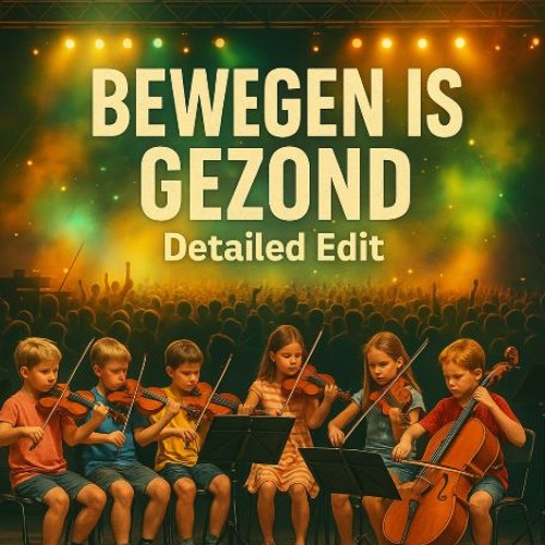 Kinderen voor kinderen - bewegen is gezond(Detailed stamp edit)