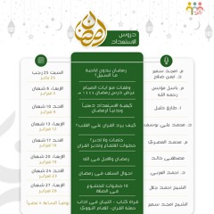 استعداداً لرمضان ١٤٤٦ هـ