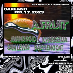 A.Fruit event Oakland, CA Amandroid DJ set