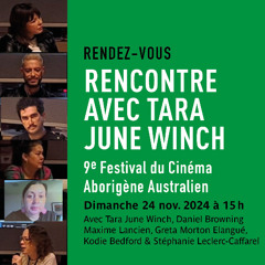 Rencontre avec l'écrivaine aborigène Tara June Winch le 24 nov. 2024