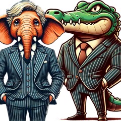 Banana Blaster Battle: Sleepy Croc vs. Trumpet the Elephant! #guncontrol