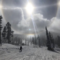 smoking weed in snow