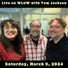 Rachel Drew & John Szymanski live on WLUW with Tom Jackson to discuss the release of "Old Sky New"