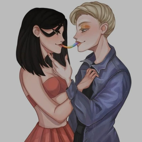 Семіз және арық лесбиянка