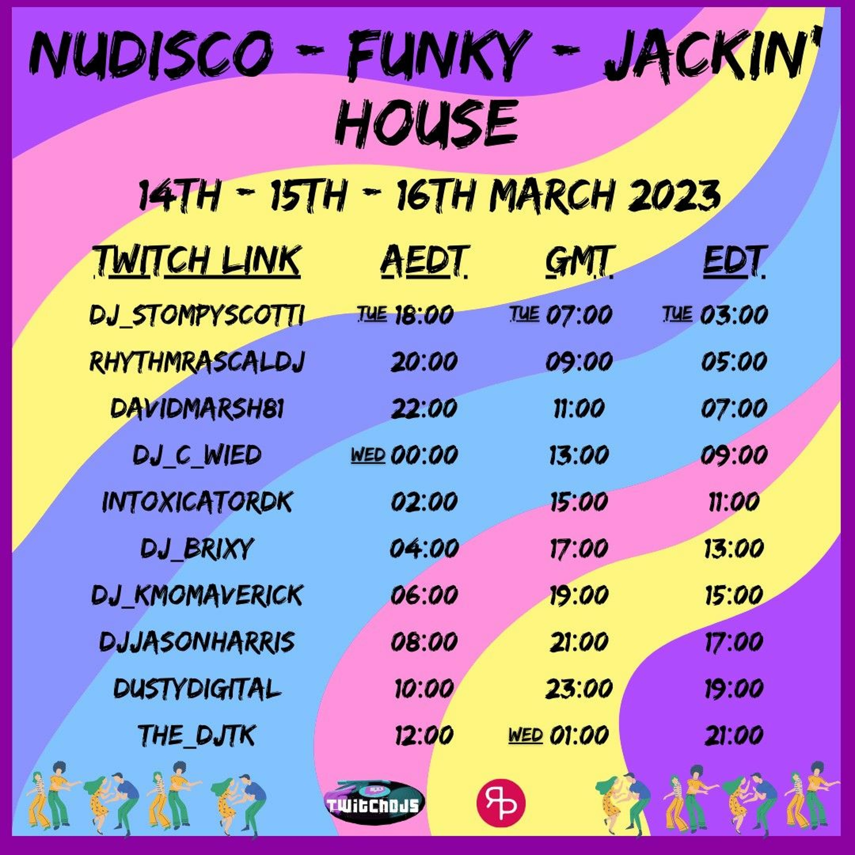 Twitch DJs Jackin House Raid Train