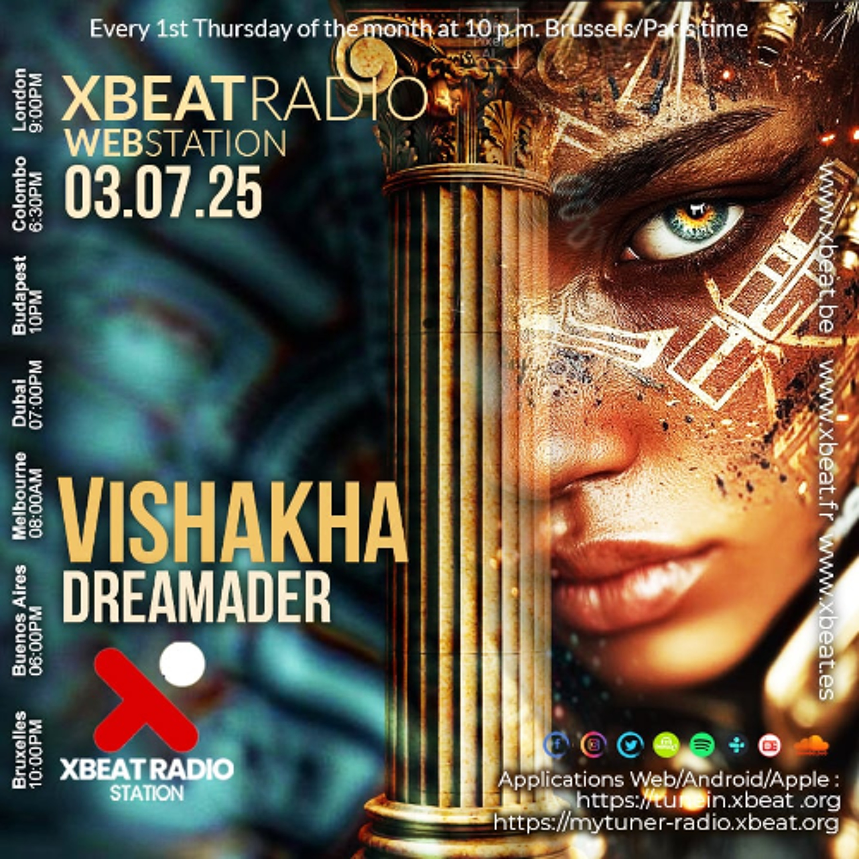 Dreamader presents Vishakha on X-Beat Radio Station 3rd July 2025 episode artwork