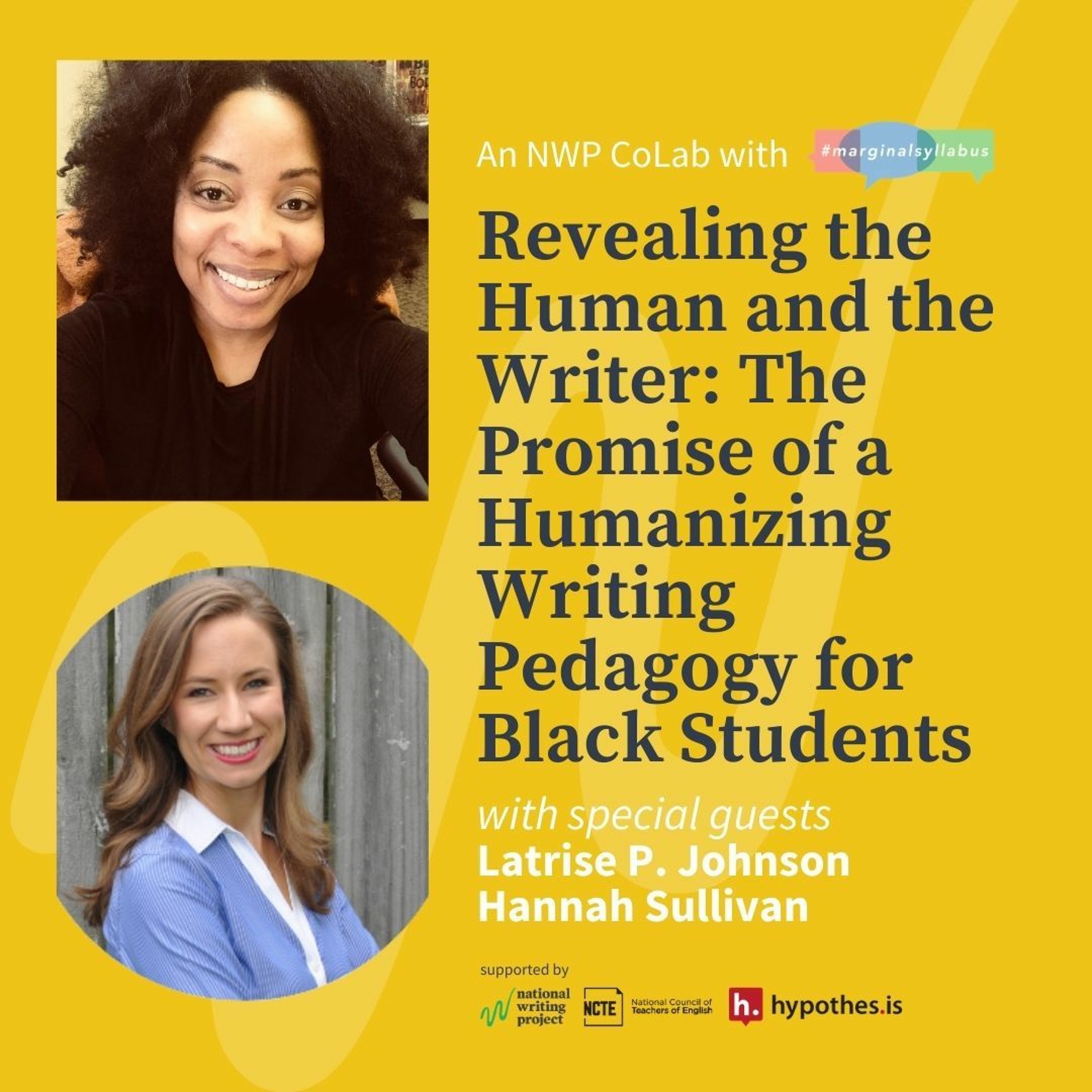 Revealing the Human and Writer: The Promise of a Humanizing Writing Pedagogy for Black Students episode artwork