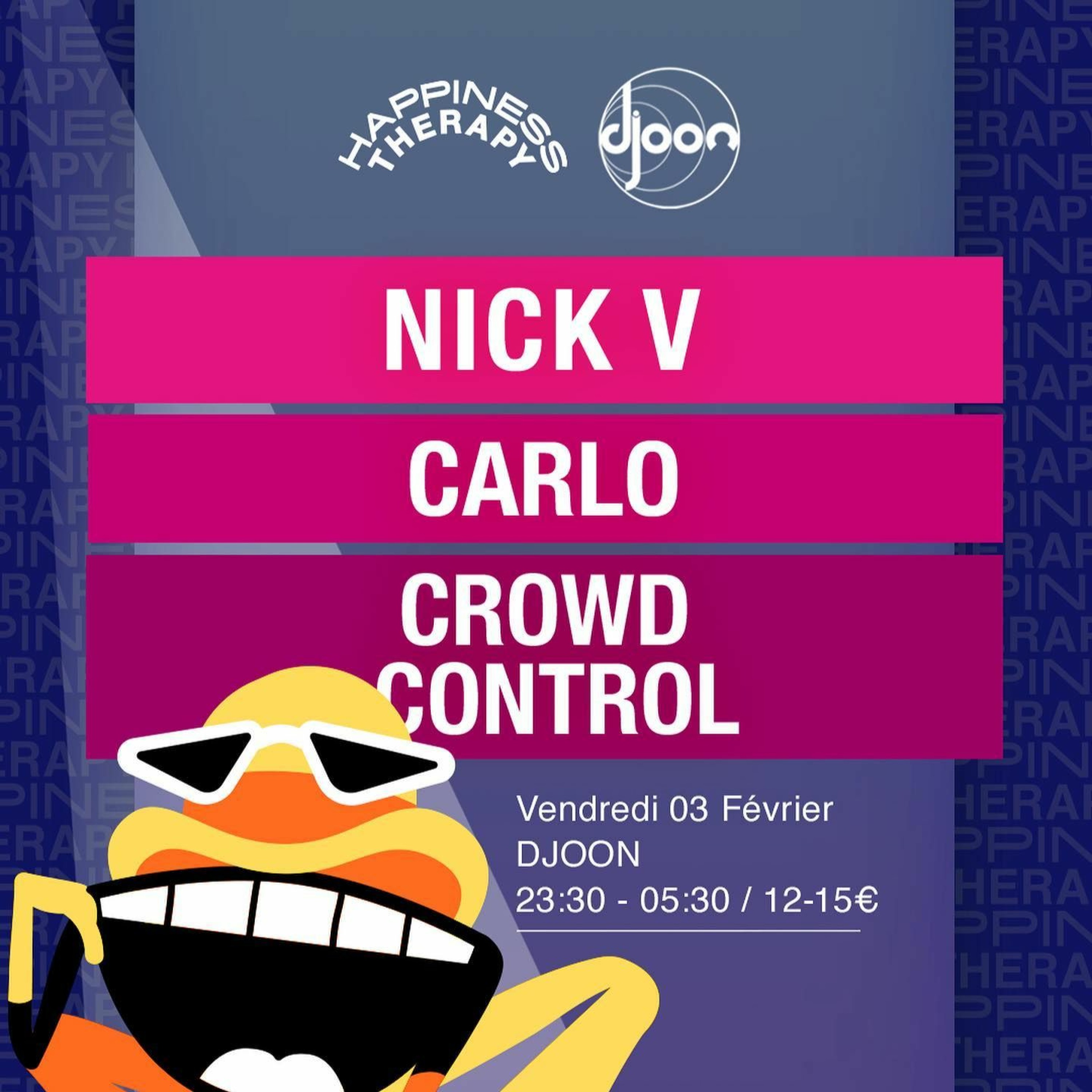 Crowd Control @ Djoon for Happiness Therapy 03.02.23 episode artwork
