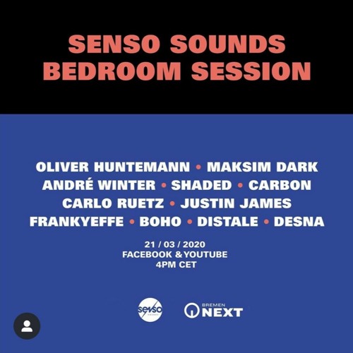 Maksim Dark live - Bedroom Session (Senso Sounds)2020