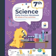 #^R.E.A.D ❤ 7th Grade Science: Daily Practice Workbook | 20 Weeks of Fun Activities (Physical, Lif