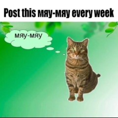 Post this мяумяу every week