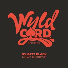 DJ Matt Black - Nowt To Prove [Wyldcard]