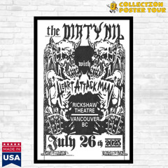 The Dirty Nil Live In Vancouver, BC July 26 2025 Tour Poster