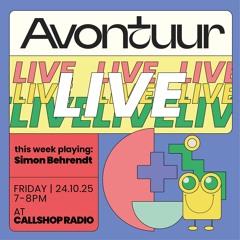 Avontuur w/ Simon Behrendt 24.10.25