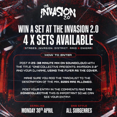[FREE DUB] DNB COLLECTIVE PRESENTS: INVASION 2.0 - sbm DJ Comp Entry🇧🇪🇬🇧