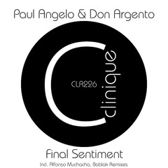 Final Sentiment (Alfonso Muchacho Remix)