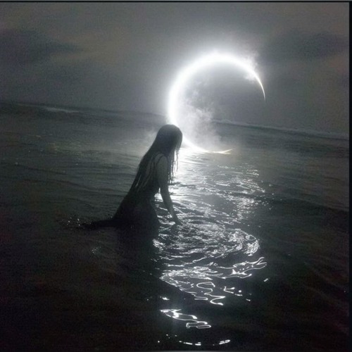 staring at the moon