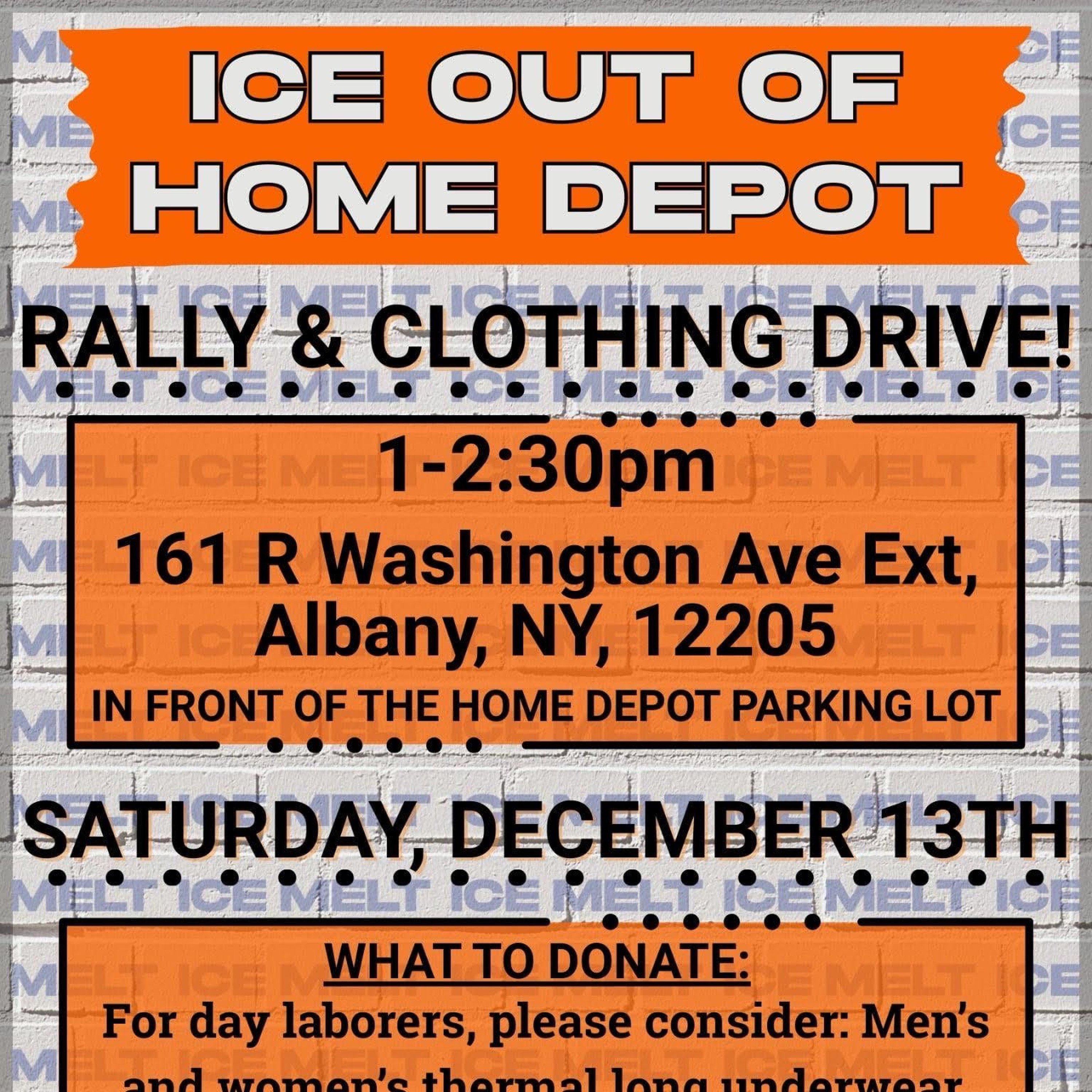 Rally and Clothing Drive at Home Depot Against ICE episode artwork