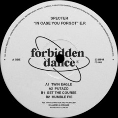 Exclusive Premiere: Specter "Run The Course" (Forthcoming on Forbidden Dance Records)