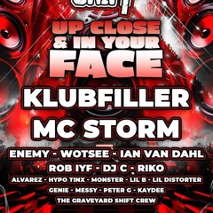 Klubfiller  -  Mc Storm  Up Close In Your Face