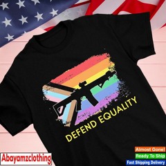 Defend equality pride flag shirt
