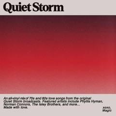 Quiet Storm: an all-vinyl tribute to whur (70s + 80s R&B, love songs, and slow jams)