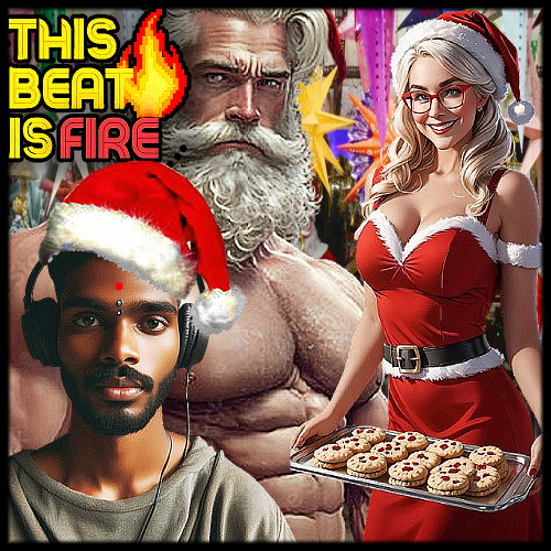 RAJEESH AND SANTA MAKE A "CLAPPING AND JERKING" "JINGLE BELLS" TYPE BEAT [MERRY CHRISTMAS] [new years]