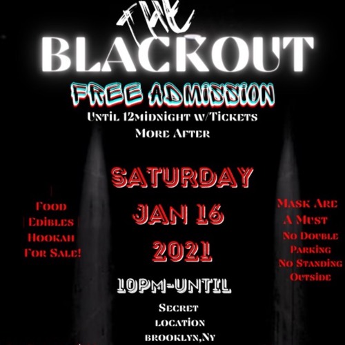 BB Entertainment "BLACKOUT" Party 1.16.21