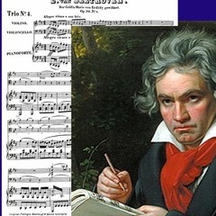 Beethoven:  I.Allegro Vivace e con brio. Piano Trio 5 Op.70. Transcr. for 2 pianos