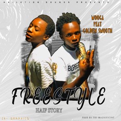 Mooga Ft.Golden Smooth_-_freestyle Half Story.Prod - By -Th3 Magnific3nt B3ats].mp3