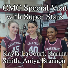 SPECIAL VISIT with Seniors Kayla LaCourt; Karina Smith, & Aniya Brannon , Lady Wildcats Super Stars at Playoffs Practice