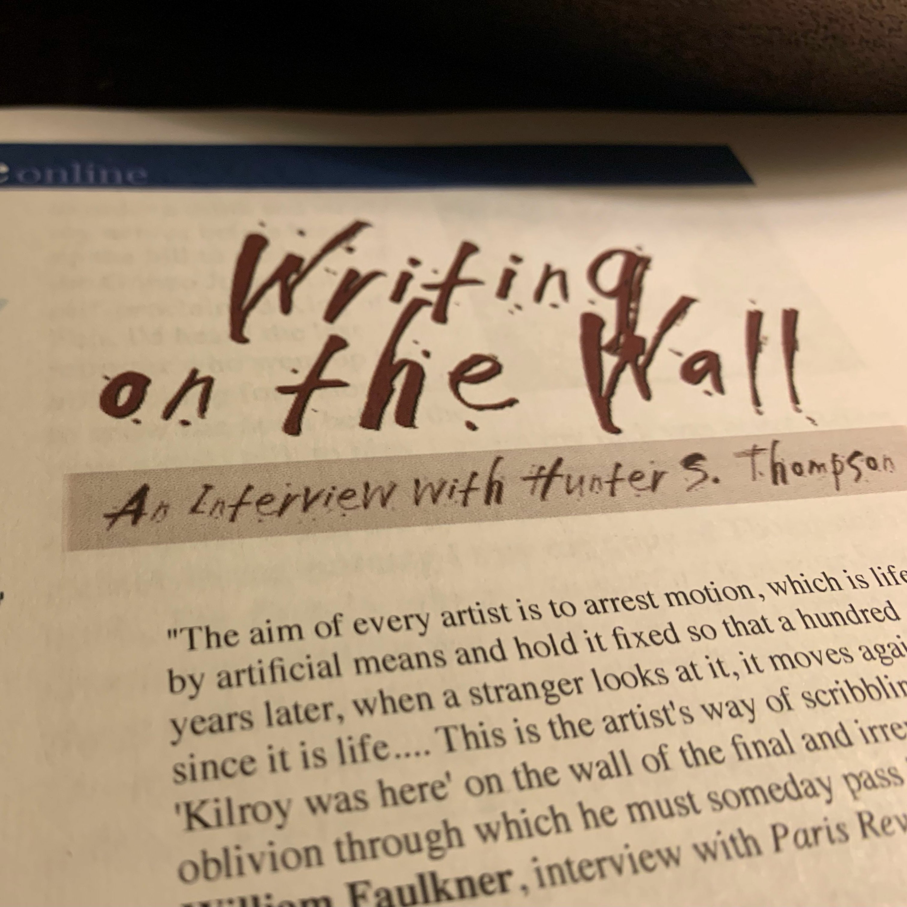 Hunter-Gatherers Podcast of Hunter S. Thompson Stories