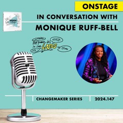 Monique Ruff-Bell (TED) #DESIGNtoCHANGE ONstage With Ruud Janssen