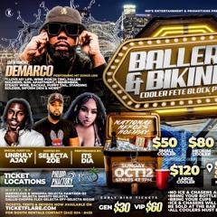 BALLERS & BIKINIS DEMARCO LIVE IN CONCERT OCTOBER 12TH PROMO CD @LILGIANT
