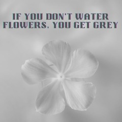 If You Don't Water Flowers, You Get Grey