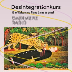 Desintegrationkurs #2 w/ Kaloan And Numa Gama As Guest [Cashmere Radio]