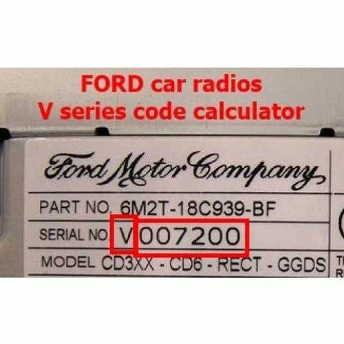 Stream Ford V Series Radio Code Calculator from Scott | Listen online for  free on SoundCloud