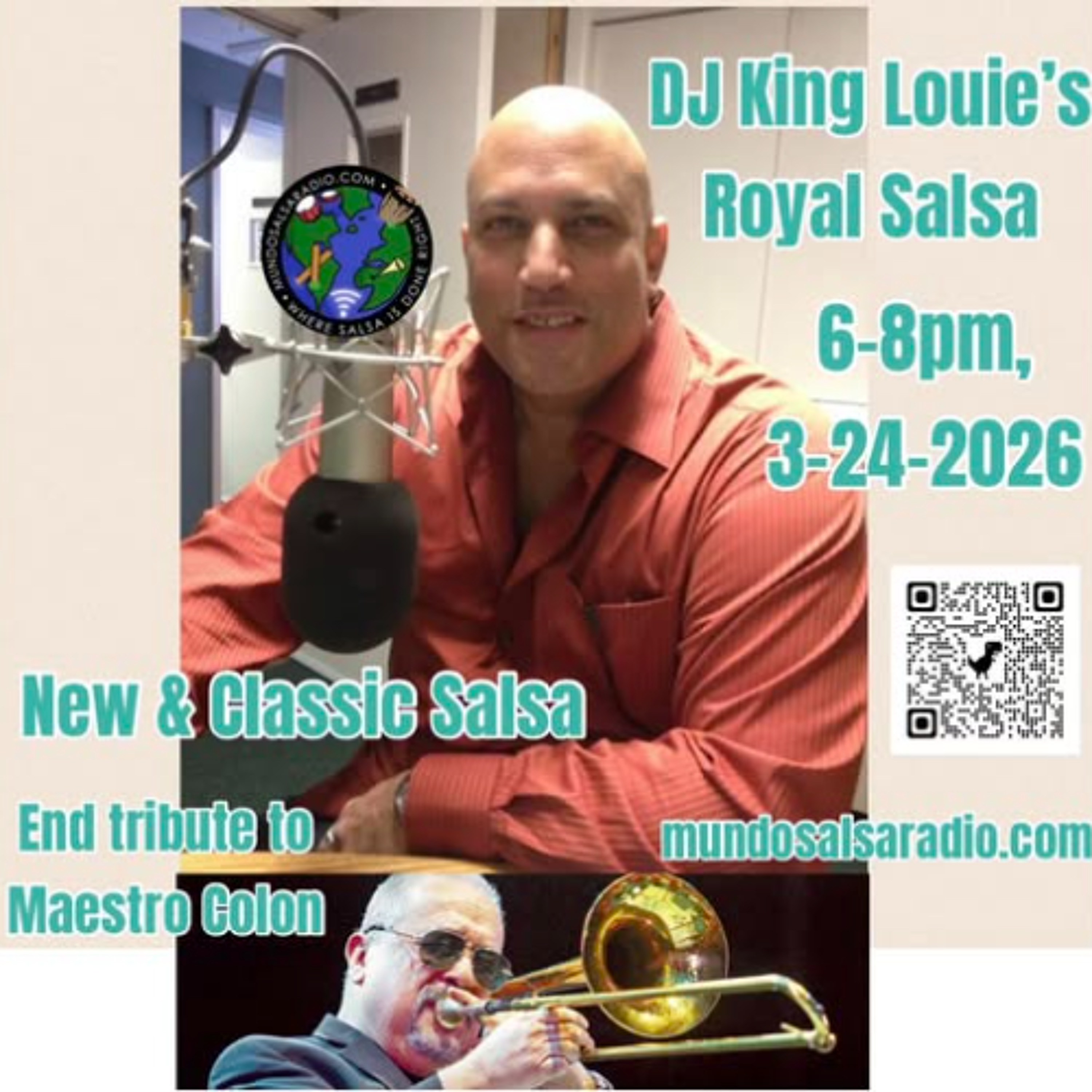 KLMSR Show #382, 3-24-2026 Willie Colon Tribute Pt. 3, & New Salsa