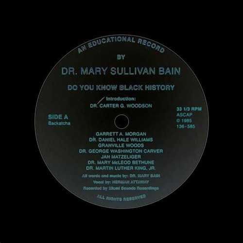 Dr. Mary Sullivan Bain - Do You Know Black History (Orchid Edit)