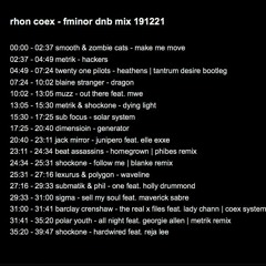 rhon coex - dnb mix fminor 191221