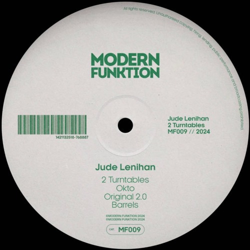 PremEar: Jude Lenihan - 2 Turntables [MF009]