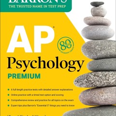 Book AP Psychology Premium, 2024: 6 Practice Tests + Comprehensive Review + Online