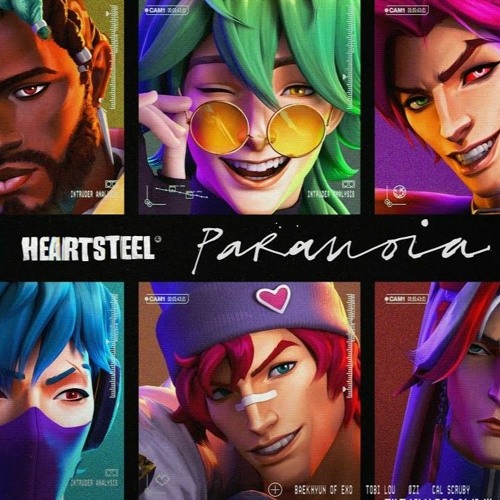 HEARTSTEEL - PARANOIA ft. BAEKHYUN, tobi lou, ØZI and Cal Scruby - Audio