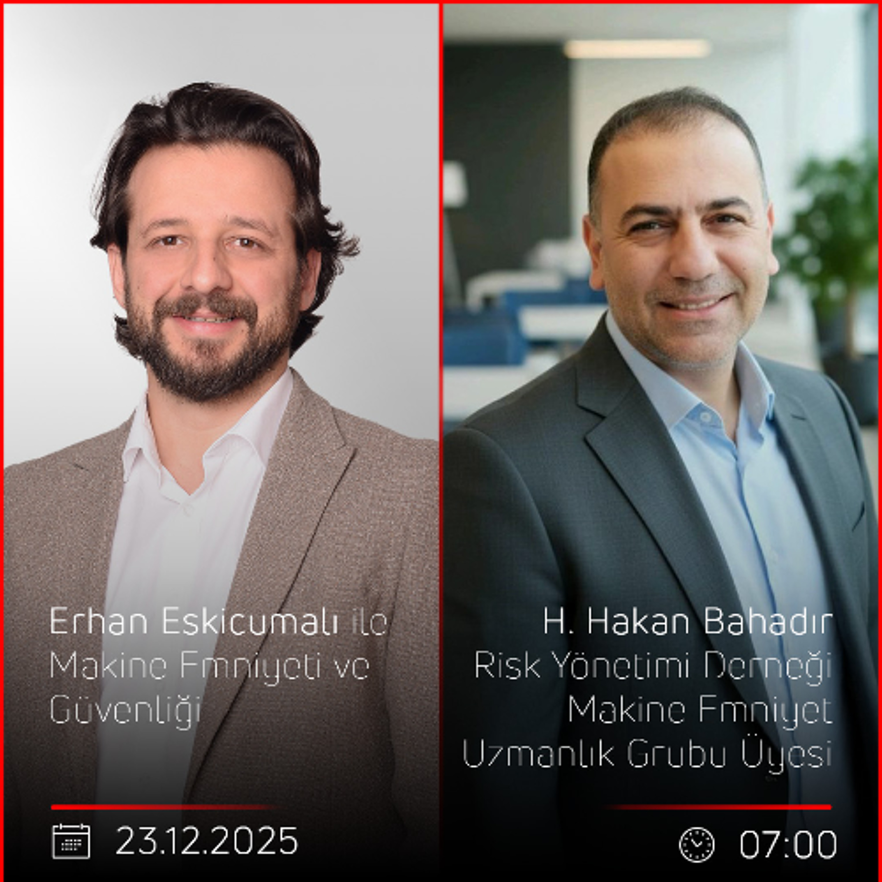 H. Hakan Bahadır – Erhan Eskicumalı ile Makine Emniyeti ve Güvenliği episode artwork