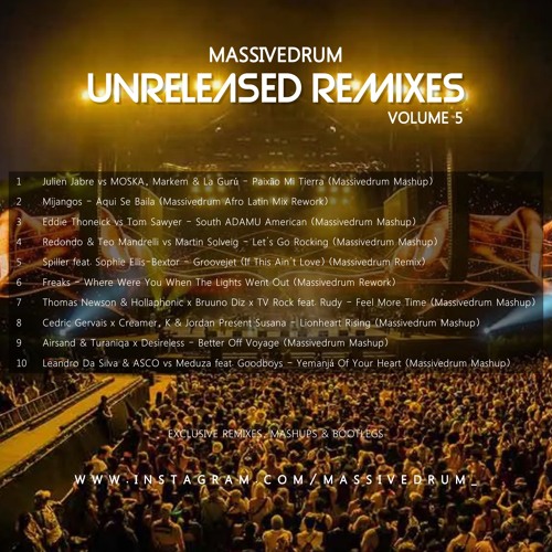 Massivedrum Unreleased Remixes Volume 5 PREVIEW
