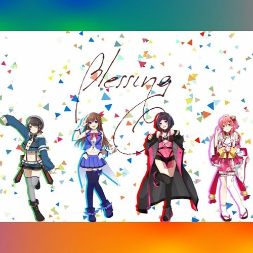 【ときのそら さくらみこ 夜空メル】blessing コラボ歌ってみた【ロボ子さん 大空スバル AZKi】