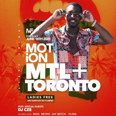 MOTION FRIDAY - LIVE AUDIO - FT RETRO