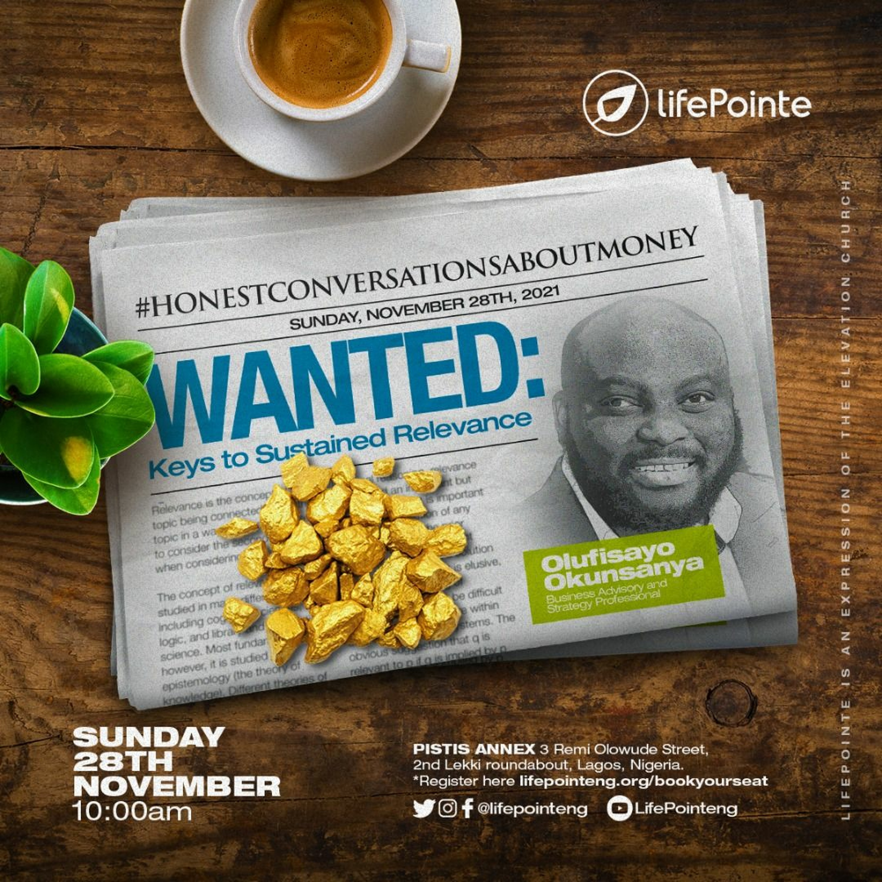 Honest Conversation About Money : Keys to Sustained Relevance episode artwork