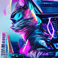 DJ Lady Feline - Cyber Cat  Summer Nights Synth Wave
